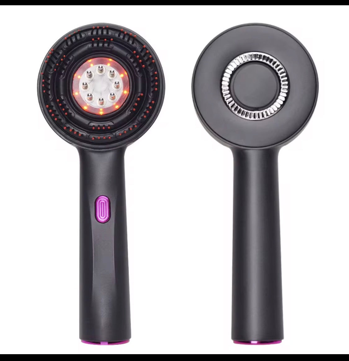 Peigne de massage électrique pour cuir chevelu, applicateur de liquide pour la luminothérapie, brosses à cheveux avec fonctions de massage