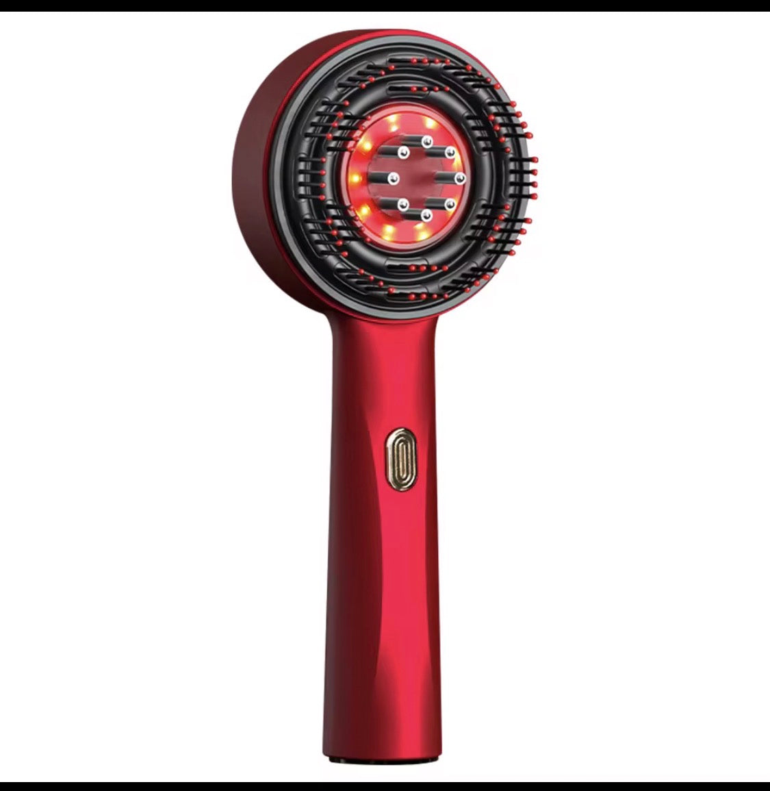 Peigne de massage électrique pour cuir chevelu, applicateur de liquide pour la luminothérapie, brosses à cheveux avec fonctions de massage