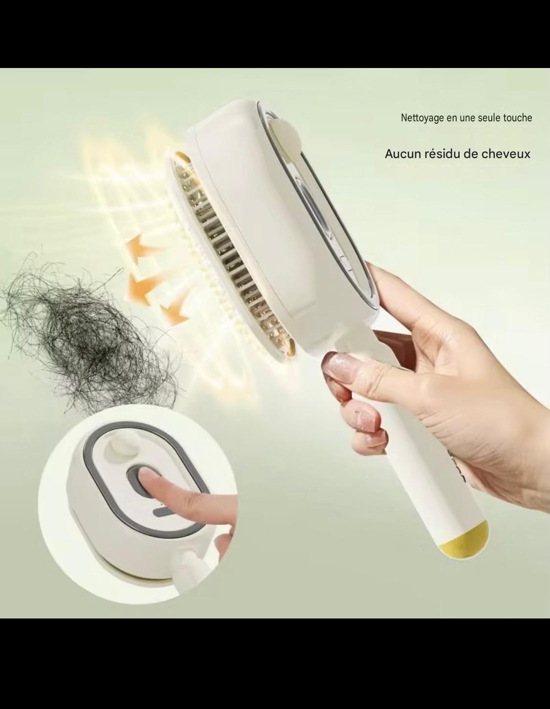 Brosse capillaire à nano-brume