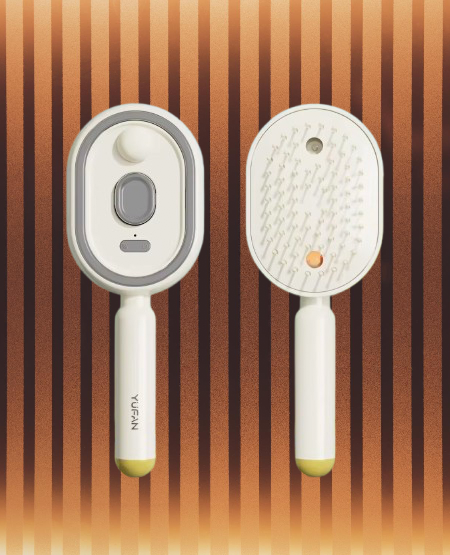 Brosse capillaire à nano-brume